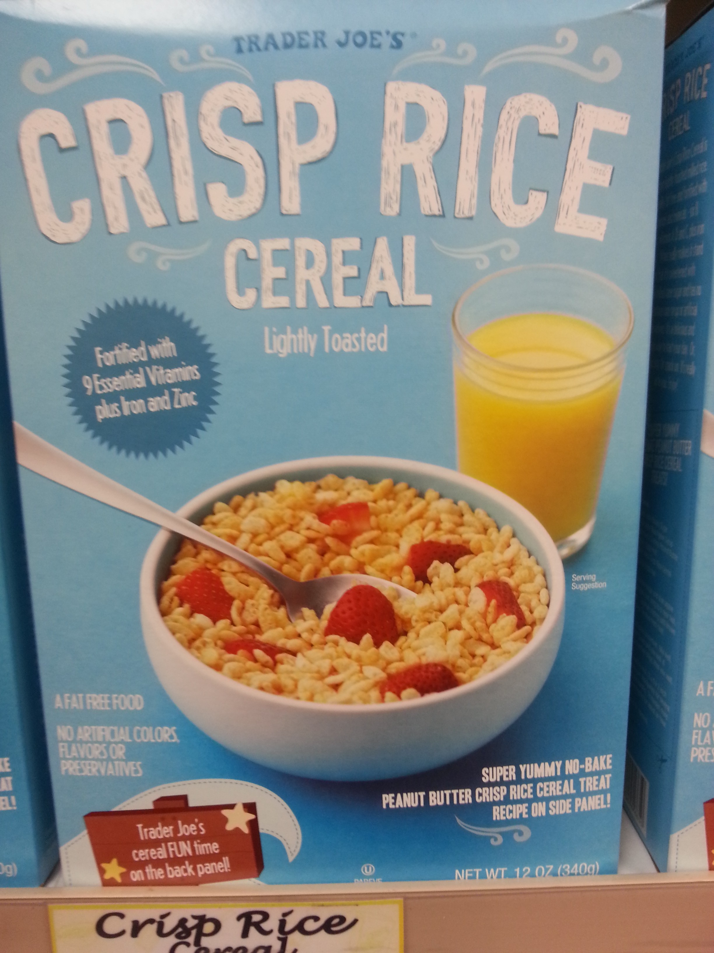 Trader Joe’s Crisp Rice Cereal Reviews » Blog Archive » Trader Joe's Reviews