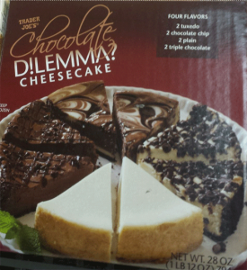 Trader Joe's Chocolate Dilemma Cheesecake