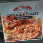 Trader Joe's Meatless Sausage and Cheese Flatbread