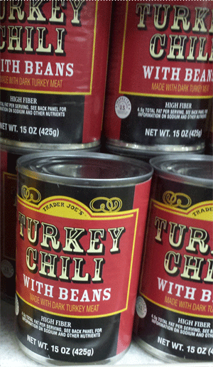 Trader Joe's Turkey Chili