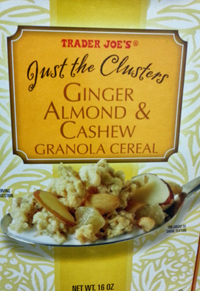 Trader Joe's Just The Clusters Ginger Almond & Cashew Granola Reviews