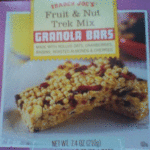 Trader Joe's Fruit and Nut Trek Mix Granola Bars