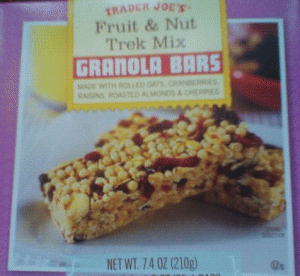 Trader Joe's Fruit and Nut Trek Mix Granola Bars