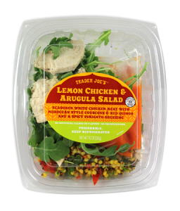Trader Joe's Lemon Chicken & Arugulua Salad