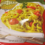 Trader Joe's Linguine with Pesto and Tomatoes