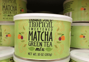 Trader Joe's Tropical Sweetened Matcha Green Tea Mix