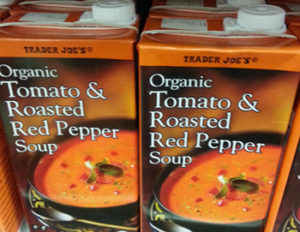 Trader Joe's Organic Tomato & Roasted Red Pepper Soup
