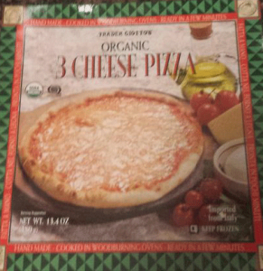 Trader Joe's Organic 3 Cheese Pizza