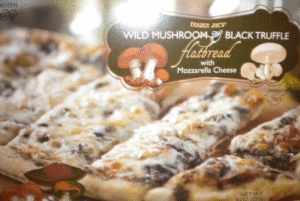 Trader Joe's Wild Mushrooms and Black Truffle Flatbread With Mozzarella