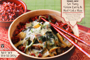 Trader Joe's Sai Tung Green Curry & Red Gaba Rice