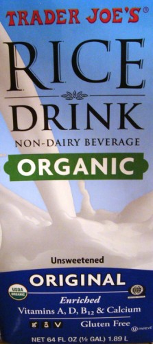 Trader Joe's Organic Rice Beverage