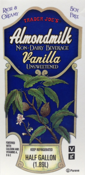 Trader Joe's Vanilla Almond Milk