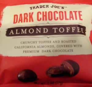 Trader Joe's Dark Chocolate Almond Toffee