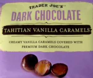 Trader Joe's Dark Chocolate Tahitian Vanilla Caramels