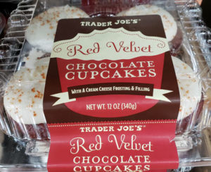 Trader Joe's Red Velvet Chocolate Cupcakes