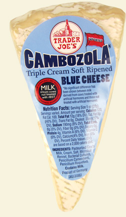 Trader Joe’s Cambozola Triple Cream Soft Ripened Blue Cheese Reviews