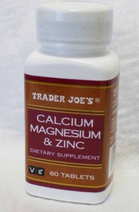 Trader Joe's Calcium Magnesium & Zinc Supplements