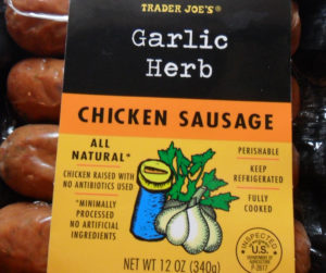 Trader Joe's Garlic Herb Chicken Sausage