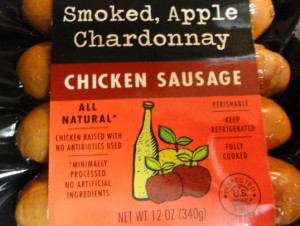 Trader Joe's Smoked Apple Chardonnay Chicken Sausage