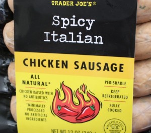 Trader Joe's Spicy Italian Chicken Sausage