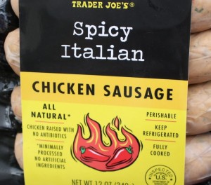 Trader Joe's Spicy Italian Chicken Sausage