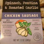 Trader Joe's Spinach Fontina Garlic Chicken Sausage