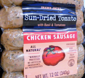 Trader Joe's Sun Dried Tomato Chicken Sausage