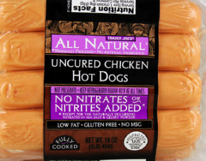 Trader Joe's Uncured Chicken Hot Dogs