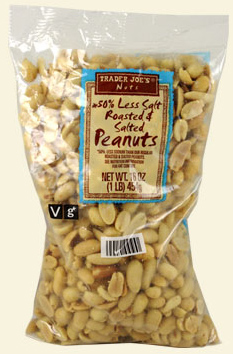 Trader Joe's 50% Less Salt Roasted & Salted Peanuts