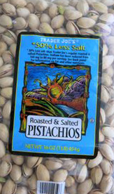 Trader Joe's 50% Less Salt Roasted & Salted Pistachios