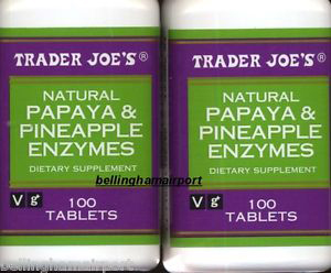 Trader Joe's Papaya & Pineapple Enzymes