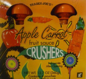 Trader Joe's Apple Carrot Fruit Sauce Crushers