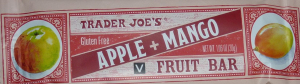 Trader Joe's Apple Mango Fruit Bar