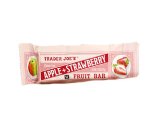 Trader Joe's Apple Strawberry Fruit Bar