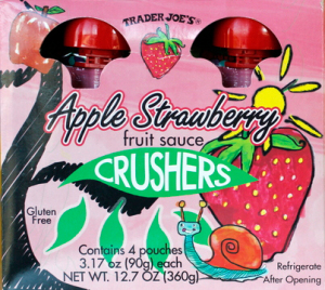 Trader Joe's Apple Strawberry Fruit Sauce Crushers