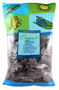 Trader Joe's Organic Stone Ground Blue Corn Chips