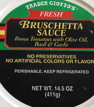 trader bruschetta joe sauce reviews