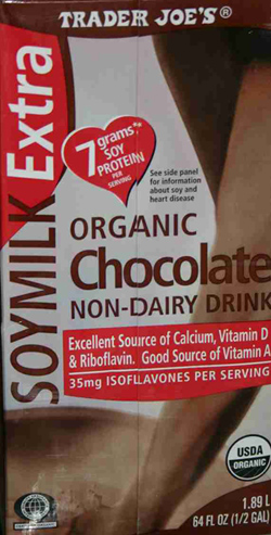 Trader Joe's Organic Chocolate Soy Milk Extra