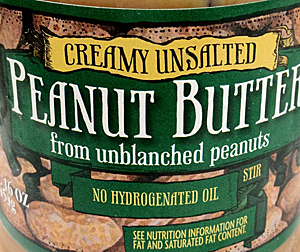 Trader Joe's Creamy Unsalted Peanut Butter