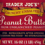 Trader Joe's Crunchy Unsalted Peanut Butter