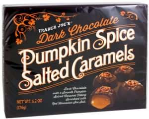 Trader Joe's Dark Chocolate Pumpkin Spice Salted Caramels
