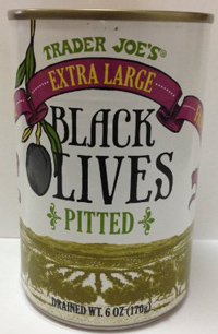 Trader Joe's Extra Large Pitted Black Olives