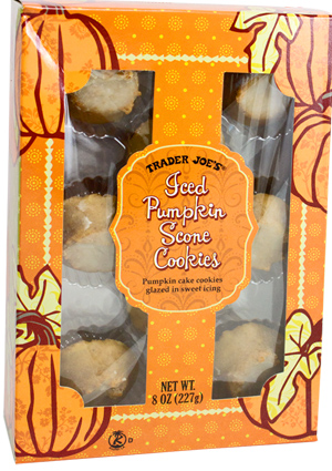 Trader Joe's Iced Pumpkin Scone Cookies