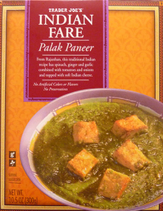 Trader Joe's Indian Fare Palak Paneer