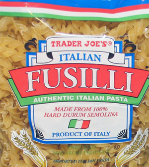 Trader Joe's Italian Fusilli