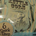 Trader Joe's Lite Kettle Corn 6 Snack Bags