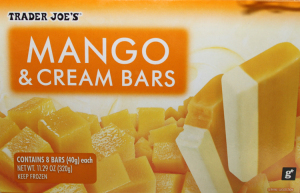 Trader Joe's Mango & Cream Bars