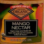 Trader Joe's Mango Nectar