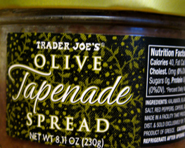 Trader Joe's Olive Tapenade Spread