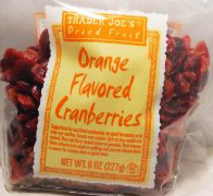 Trader Joe's Orange Flavored Cranberries